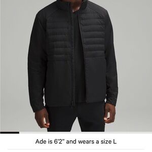 lululemon Men’s “Down for It All” Black Puffer Jacket